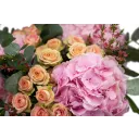 A bouquet of hydrangeas